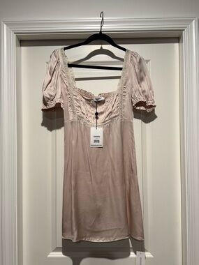 Rumored Napa Valley Mini Dress in Dove